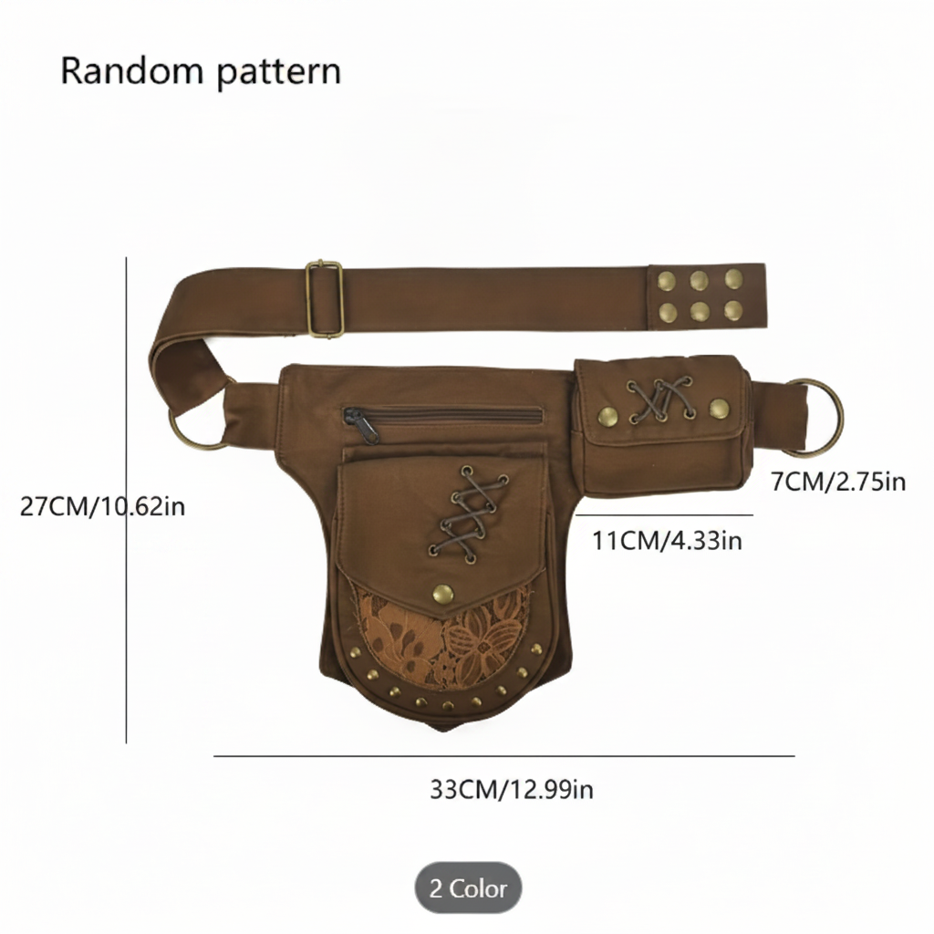 Retro Corset Satchel (waist bag)